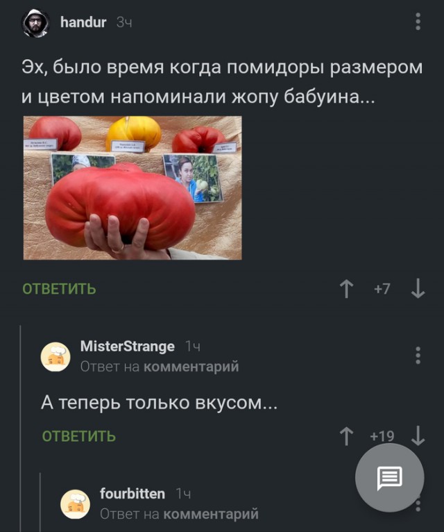 Вкус помидора