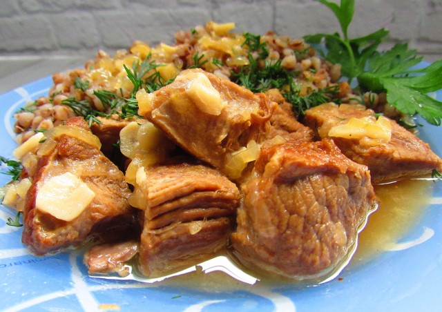 Тавранчук, мясо в квасе