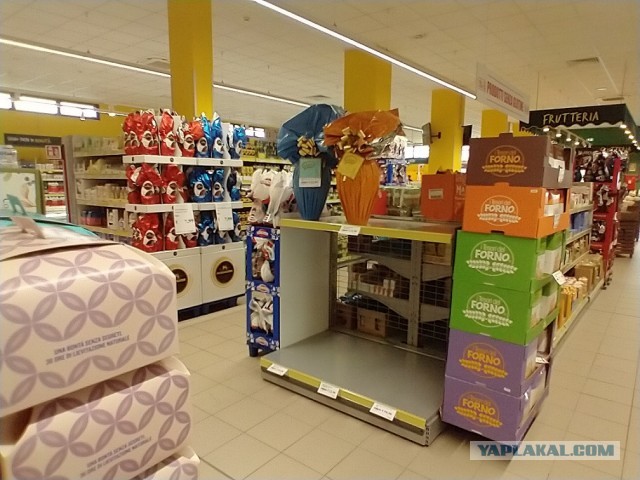Продуктовый чпок в Италии сегодня (29.03.22)