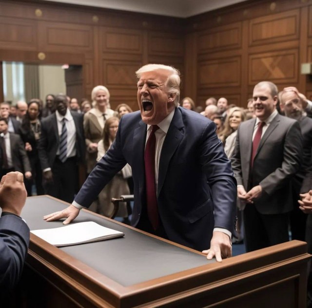 Трамп арестован
