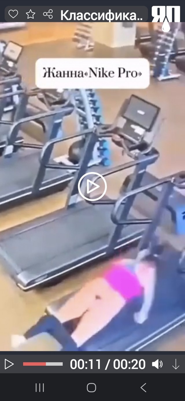 Классификация в спортзале