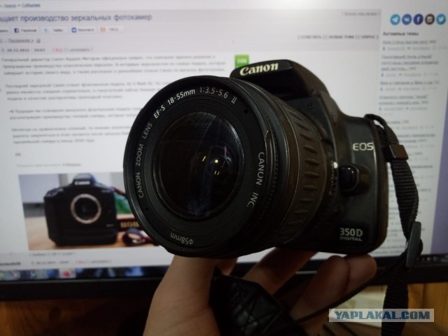Canon прекращает производство зеркальных фотокамер