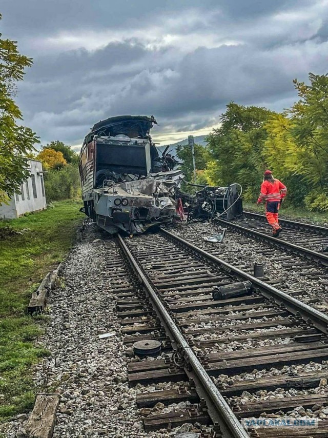 В Словакии столкнулись поезда, пострадали 20 человек
