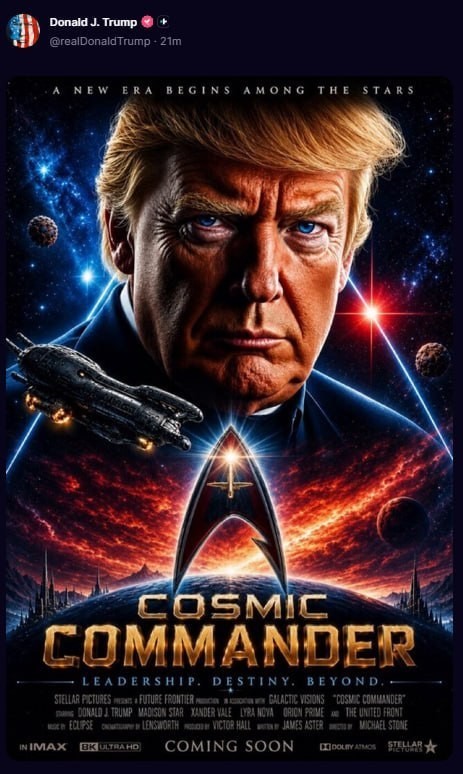 Трамп опубликовал у себя в соц. сети интересные фотографии