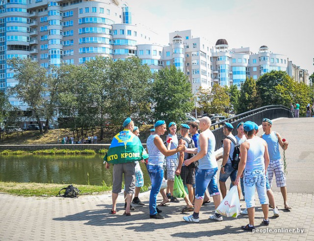 День ВДВ в Минске.