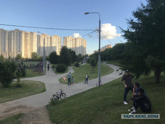 Народ против строительства высотки на месте сквера