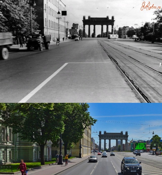 Старые и современные фото Санкт-Петербурга