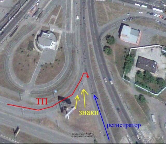 ТП поехала по встречной полосе