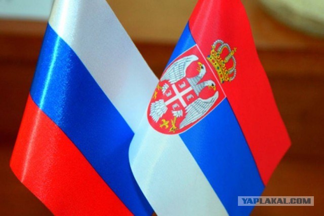 Сербы не перестают выходить на улицу в поддержку России