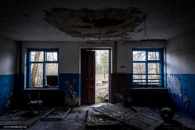 Зона отчуждения. Полесский радиационно-экологический заповедник. д.Погонное (Хойникский р-н, Гомельская обл)