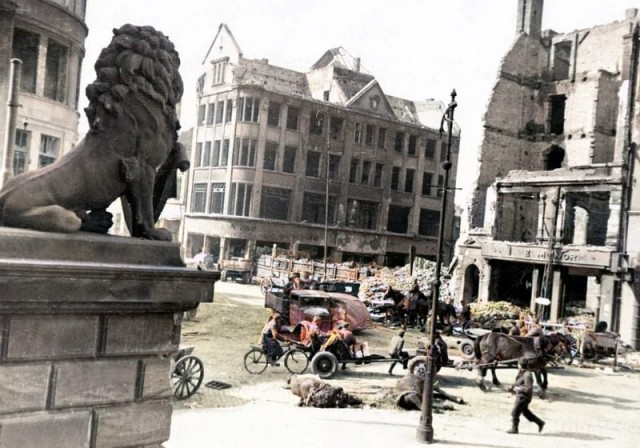 Кёнигсберг в апреле 1945-го.