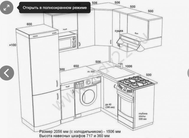 Прошу совета по планировке крошечной кухни.