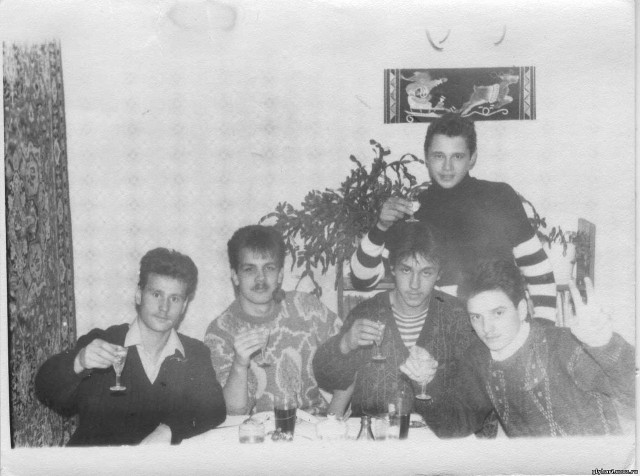 Застолье по-советски
