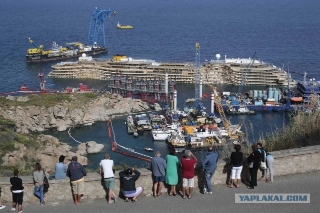 Поднятие затонувшего круизера