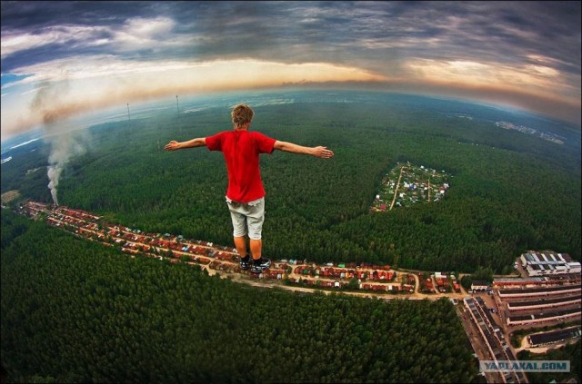 Бесстрашный фотограф-высотник