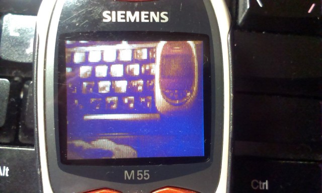 Siemens m55 с камерой