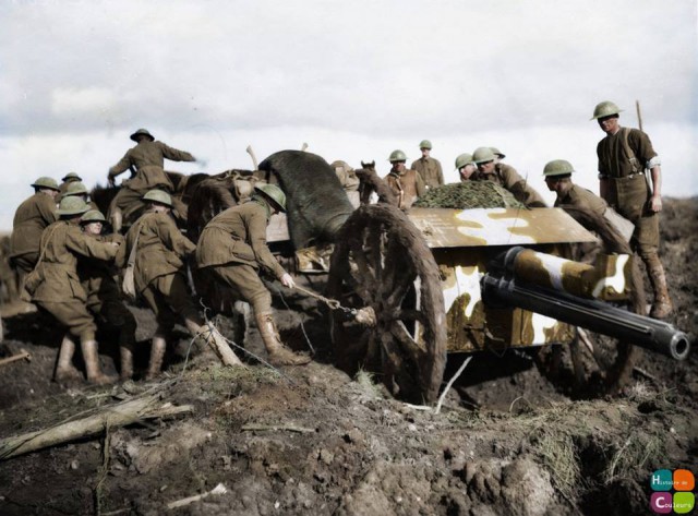 Артиллеристы и гранатометчики Первой мировой