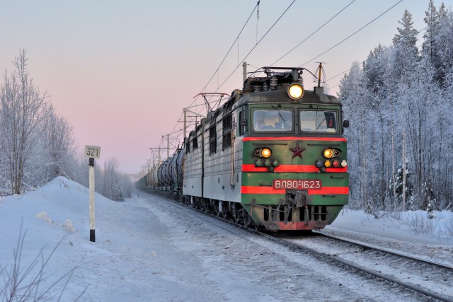 Зимняя железная дорога