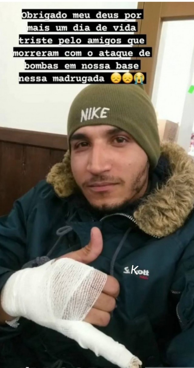 Еще один "герой" бежит домой