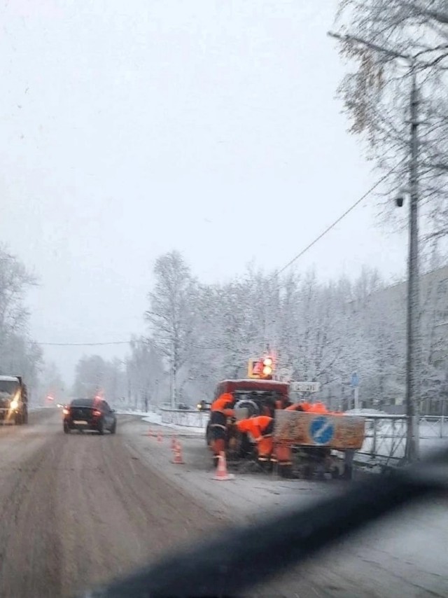 Снег пошёл
