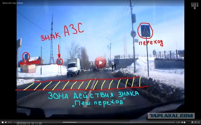 Выскочил под колеса