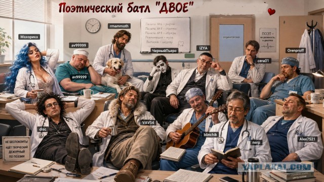 Двое, поэтический батл