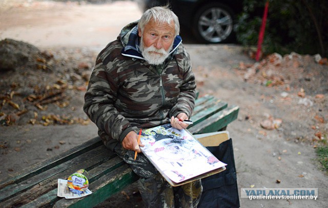 Талант БОМЖа: о бездомном художнике ...