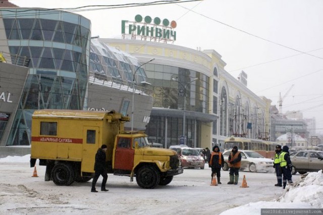 Зимний потоп в Екатеринбурге