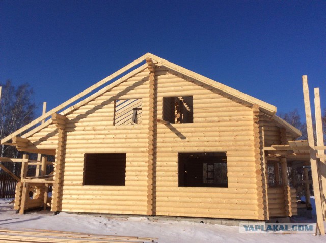Строительство дома на даче