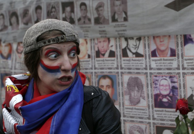 Сербские протесты зазвучали украинскими "майданными" лозунгами