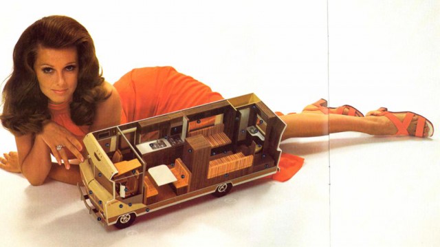 Винтажная реклама кемперов 70-х