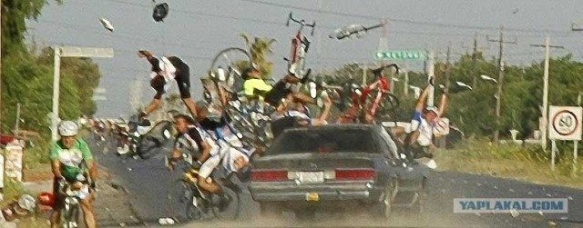 Вот как ненавидят велосипедистов!