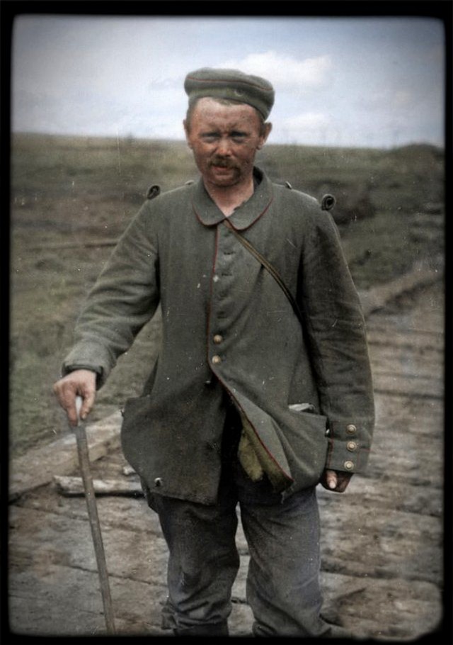 Раскрашенные фотографии немцев в Первой мировой войне