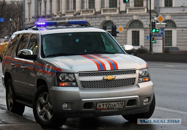 Роскошные автомобили российской полиции