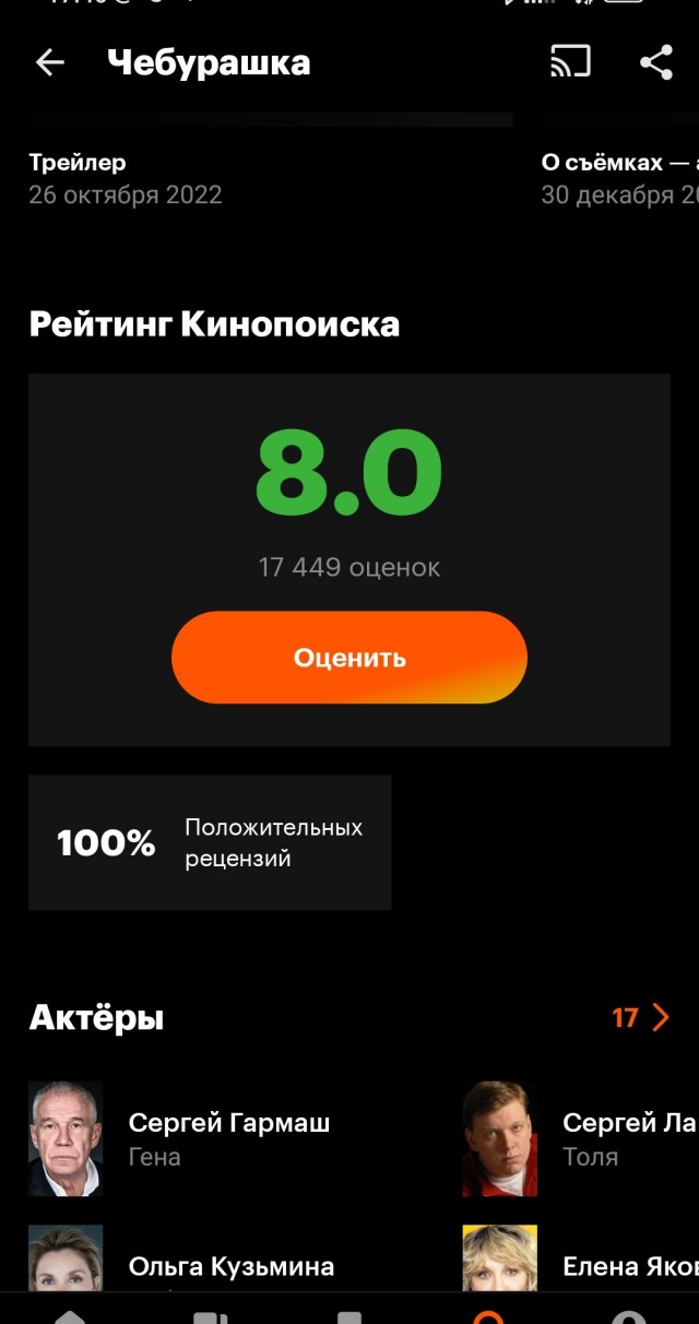 Фильм «Чебурашка» поставил рекорд по кассовым сборам — 225 миллионов рублей