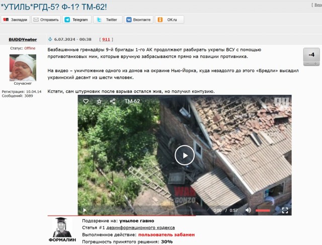 Моя нора на СВО
