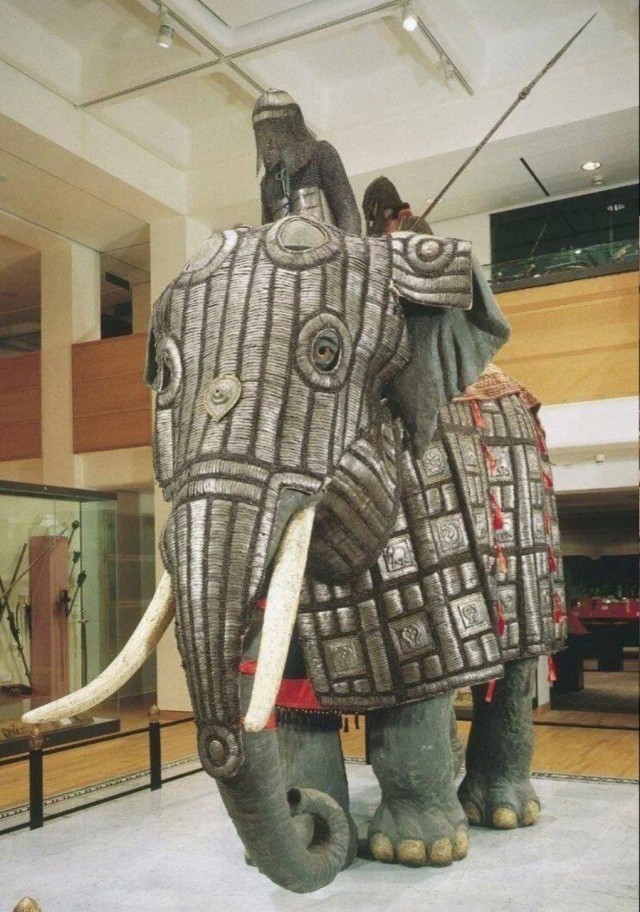 Бахтерцовый доспех для боевого слона, Индия, 1600 год