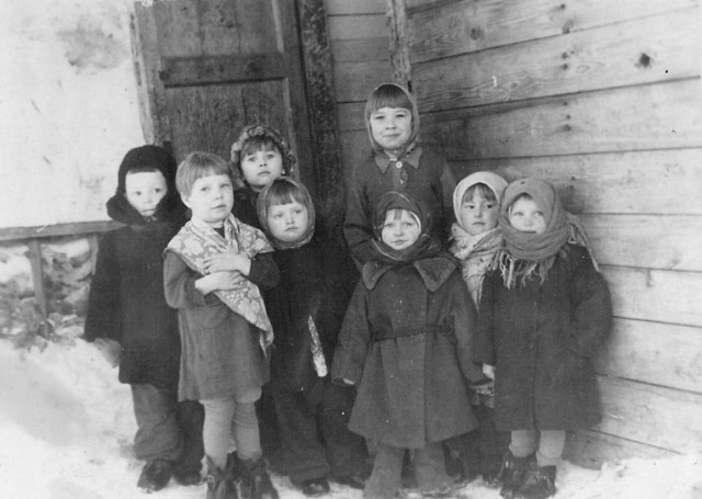 Советская деревня 1940-50х годов
