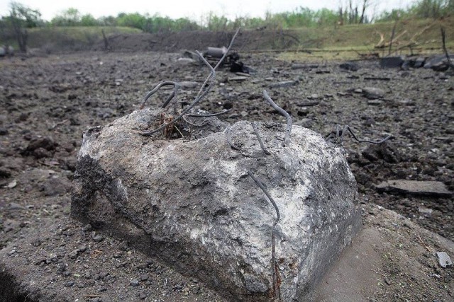 Мощнейший взрыв на окраине Донецка 16.06.15