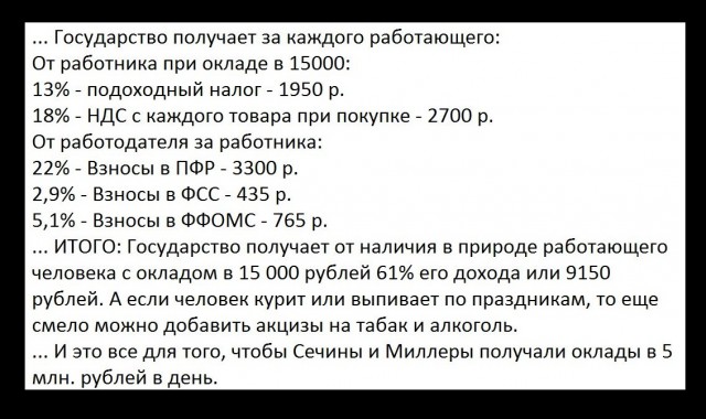Вопрос топящим за налог для самозанятых