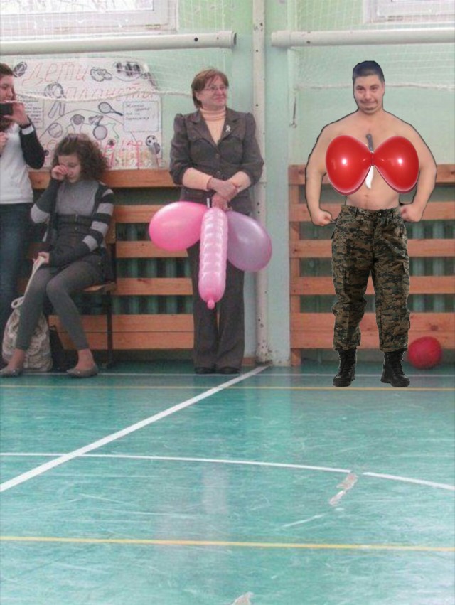 Фотожаба "Грозный пузан"