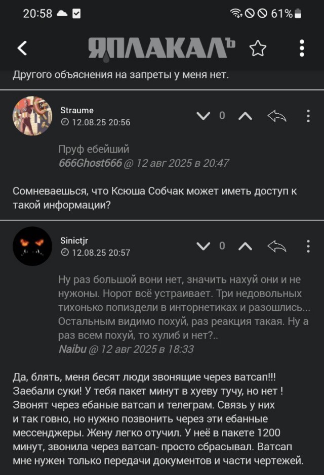 В России больше не будет звонков в WhatsApp* и Telegram