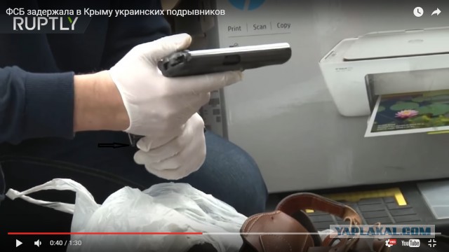 Видео операции захвата диверсантов, готовивших теракт в Севастополе