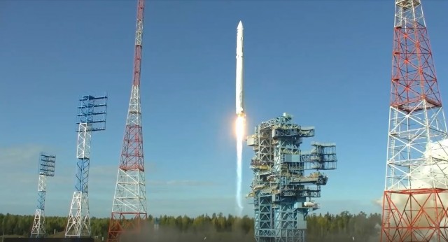 С космодрома Плесецк стартовала ракета-носитель «Ангара-1.2» 17.09.2024 года