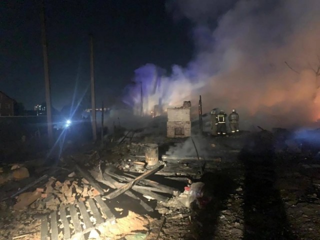 Под Самарой сгорела стоянка цыган