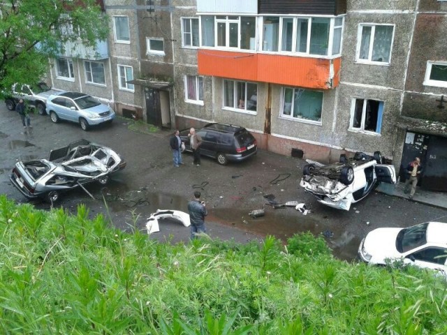 Пьяный ГАИшник влетел в кювет