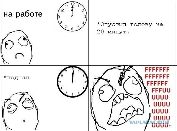 Время на работе и дома