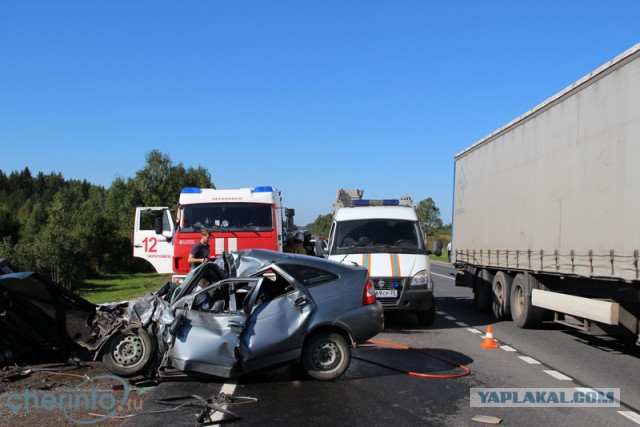 Снова 6 погибших, но уже в Вологодской области