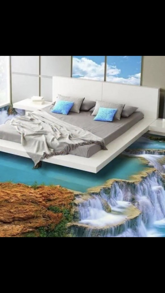3D-полы, которые сделать у себя осмелится далеко не каждый