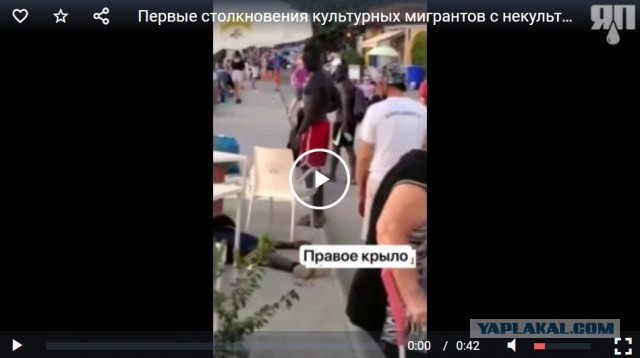 Первые столкновения культурных мигрантов с некультурными итальянцами на Лампедузе